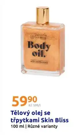 Action Tělový olej se třpytkami Skin Bliss nabídka