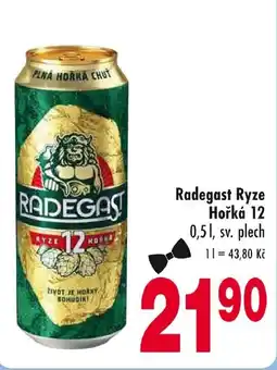 Qanto Radegast Ryze Hořká 12 nabídka