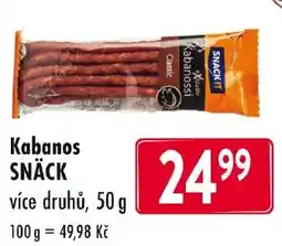 Qanto Kabanos SNÄCK nabídka