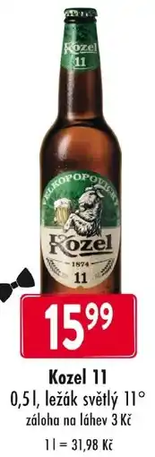 Qanto Kozel 11, ležák světlý 11° nabídka
