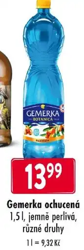 Qanto Gemerka ochucená, jemně perlivá nabídka
