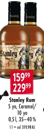Qanto Stanley Rum 5 yo, Caramel/ 10 yo nabídka