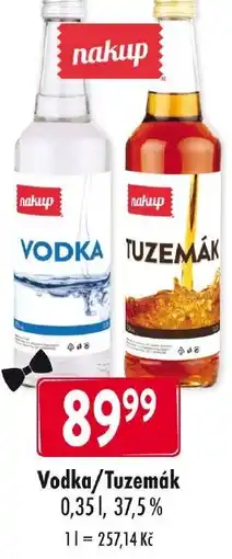 Qanto Vodka/Tuzemák, 37,5% nabídka