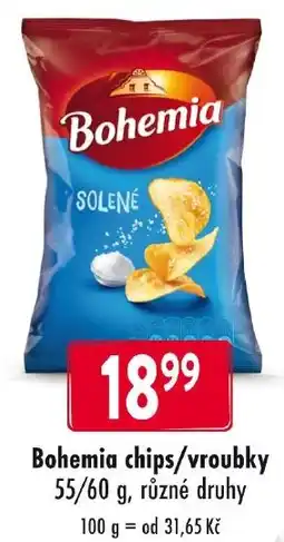 Qanto Bohemia chips/vroubky nabídka