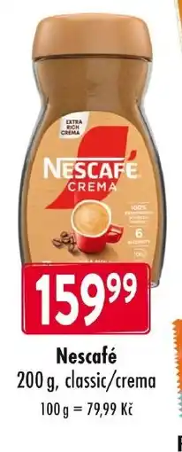 Qanto Nescafé, classic/crema nabídka