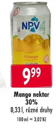 Qanto Mango nektar 30% nabídka