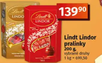 Lindt Lindor pralinky