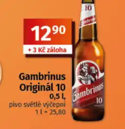 COOP TIP Gambrinus Originál 10 nabídka