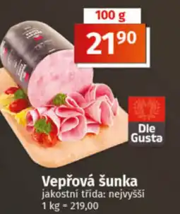 COOP TIP Vepřová šunka nabídka