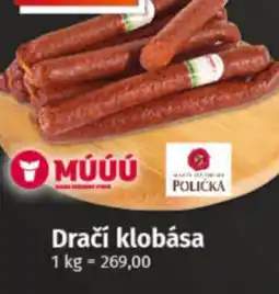 COOP TIP Dračí klobása nabídka