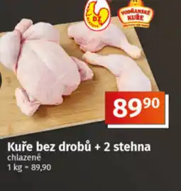 COOP TIP Kuře bez drobů + 2 stehna nabídka