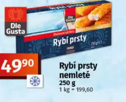 COOP TIP Rybí prsty nemleté nabídka