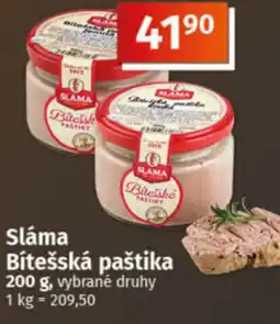 COOP TIP Sláma Bítešská paštika nabídka