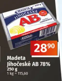 COOP TIP Madeta Jihočeské AB 78% nabídka