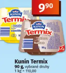 COOP TIP Kunín Termix nabídka
