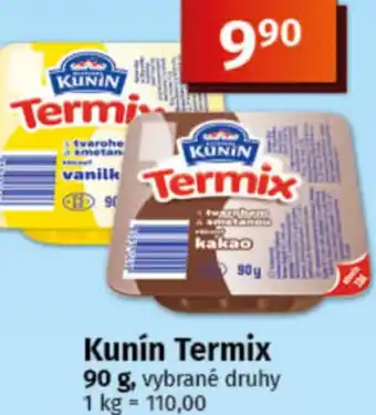 COOP TIP Kunín Termix nabídka