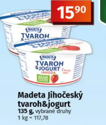 COOP TIP Madeta Jihočeský tvaroh&jogurt nabídka