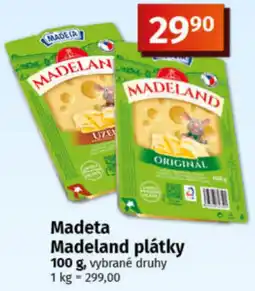 COOP TIP Madeta Madeland plátky nabídka