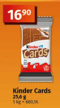 COOP TIP Kinder Cards nabídka