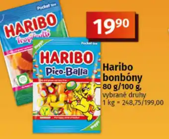 COOP TIP Haribo bonbóny nabídka
