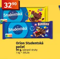 COOP TIP Orion Studentská pečeť nabídka