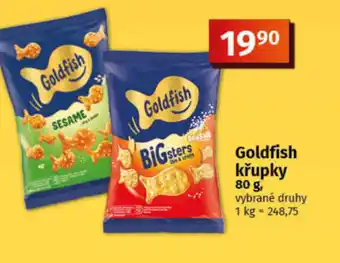 COOP TIP Goldfish křupky nabídka
