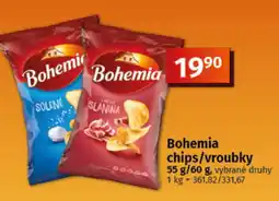 COOP TIP Bohemia chips/vroubky nabídka