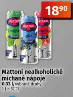 COOP TIP Mattoni nealkoholické míchané nápoje nabídka