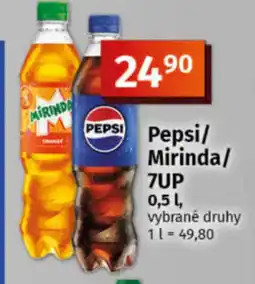 COOP TIP Pepsi/ Mirinda/ 7UP nabídka