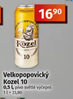 COOP TIP Velkopopovický Kozel 10 nabídka