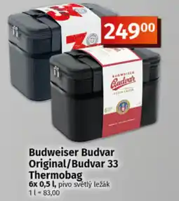COOP TIP Budweiser Budvar Original/Budvar 33 Thermobag nabídka