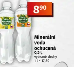 COOP TIP Minerální voda ochucená nabídka