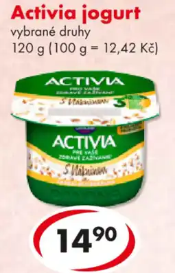 CBA Activia jogurt nabídka
