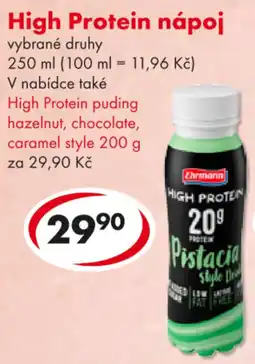 CBA High Protein nápoj nabídka