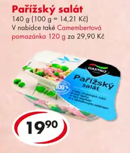 CBA Pařížský salát nabídka
