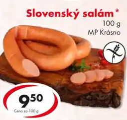 CBA Slovenský salám nabídka