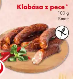 CBA Klobása z pece nabídka