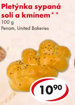 CBA Pletýnka sypaná solí a kmínem nabídka