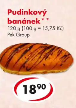 CBA Pudinkový banánek nabídka