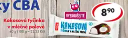 CBA Kokosová tyčinka v mléčné polevě nabídka