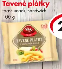 CBA Tavené plátky nabídka