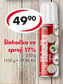 CBA Šlehačka ve spreji 17% nabídka