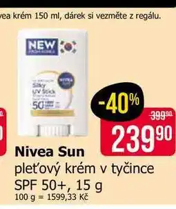 Teta Nivea Sun pleťový krém v tyčince SPF 50+, 15 g nabídka