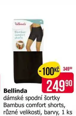 Teta Bellinda dámské spodní šortky Bambus comfort shorts, různé velikosti, barvy, 1 ks nabídka