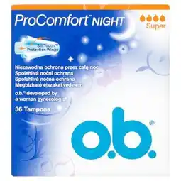 Teta O.B. ProComfort Night super tampony 36 ks nabídka