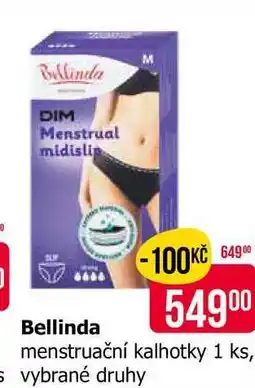 Teta Bellinda menstruační kalhotky 1 ks, S vybrané druhy nabídka