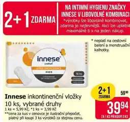 Teta Innese inkontinenční vložky 10 ks, vybrané druhy nabídka
