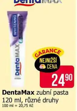 Teta DentaMax zubní pasta 120ml, vybrané druhy nabídka