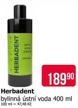 Teta Herbadent bylinná ústní voda nabídka
