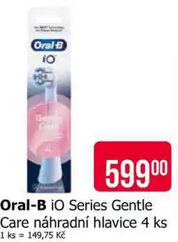 Teta Oral-B iO Series Gentle Care náhradní hlavice 4 ks nabídka